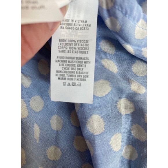 Aerie Blue Polka Dot Smocked Maxi Dress – XL NWT - Picture 7 of 8